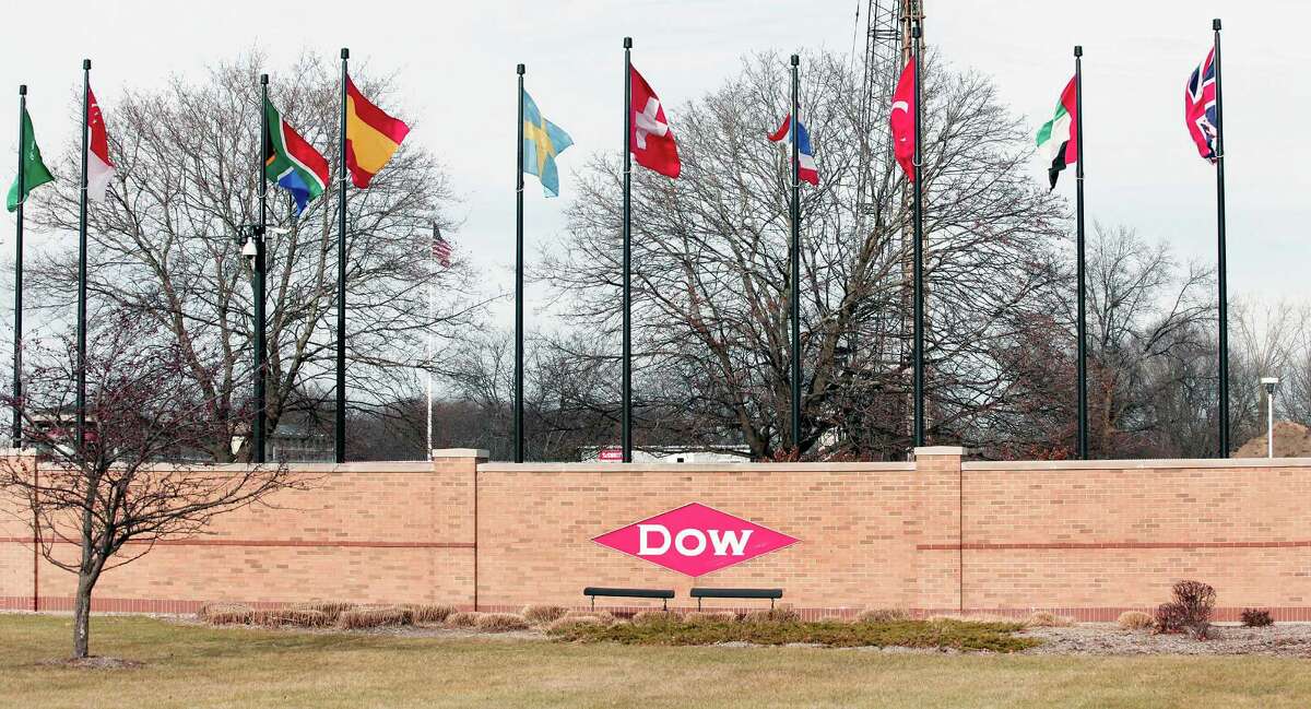 The Dow Chemical headquarters in Midland, Michigan will be part of a dual headquarters under a proposed merger with DuPont, which is based in Wilmington, Delaware. (Photo by Bill Pugliano/Getty Images)