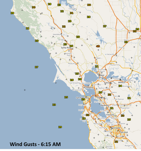 Wind advisory issued for Bay Area