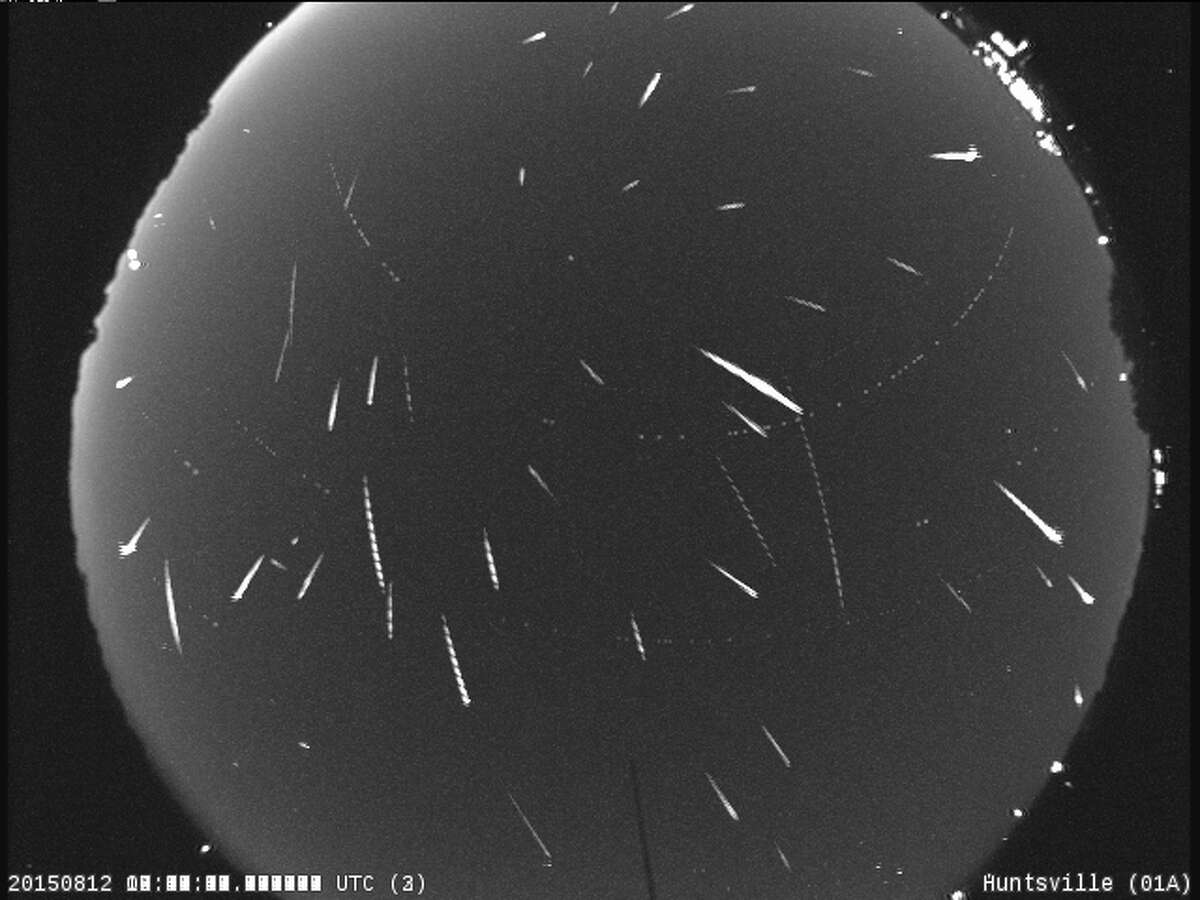 NASA caption: The Geminids started out as a relatively weak meteor shower when first discovered in the early 19th century. Over time, it has grown into the strongest annual shower, with theoretical rates above 120 meteors per hour.