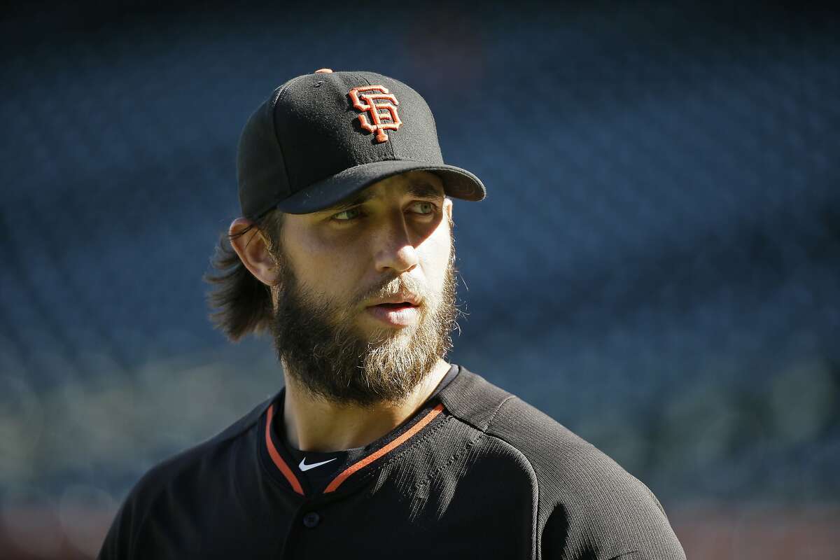 Pitcher Madison Bumgarner will lead a strong starting rotation for the Giants.