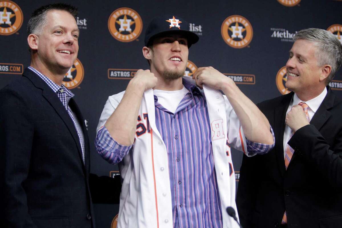 The Astros paid a hefty price in talent for reliever Ken Giles, left, to don their uniform and likely anchor the back of their bullpen. Plus, proven reliever Tony Sipp received a three-year, $18 million deal to return.