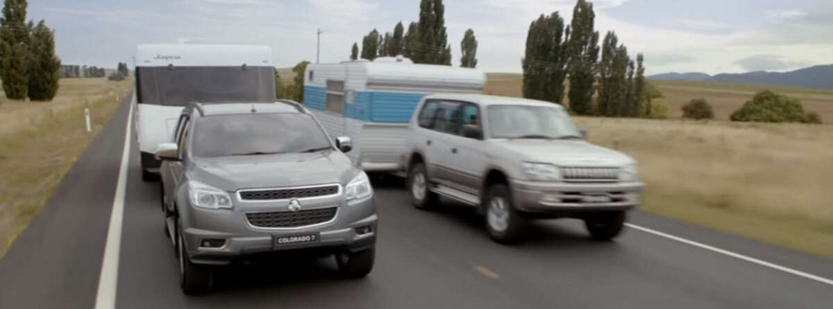 1. Holden Colorado TV ad features a man driving and complaining about "Bloody caravaners". Main issue of concern: 2.5 - Language Inappropriate language "This sends a poor message to drivers and puts caravan owners in a poor light. I believe that this ad in its current format is very irresponsible." Watch the full ad on Youtube
