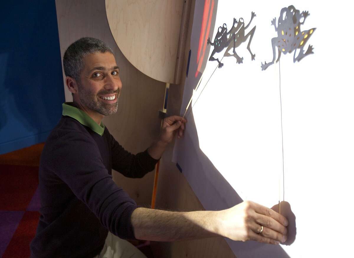 Puppeteer Daniel Barash will be leading the shadow puppet making session.