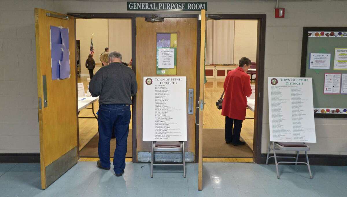 Bethel voters went to the polls to decide on the $13.5 million plan for a new police station in the municipal center polling station on Thursday.