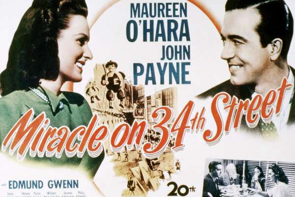 2of 30a poster for miracle on 34th street directed by george seaton and starring maureen ohara and john payne 1947 - Best Christmas Films 2of 30a poster for miracle on 34th street directed by george seaton and starring maureen ohara and john payne 1947 - Best Christmas Films