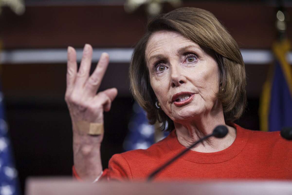 House Minority Leader Nancy Pelosi during a news conference on Capitol Hill in Washington, Dec. 17.