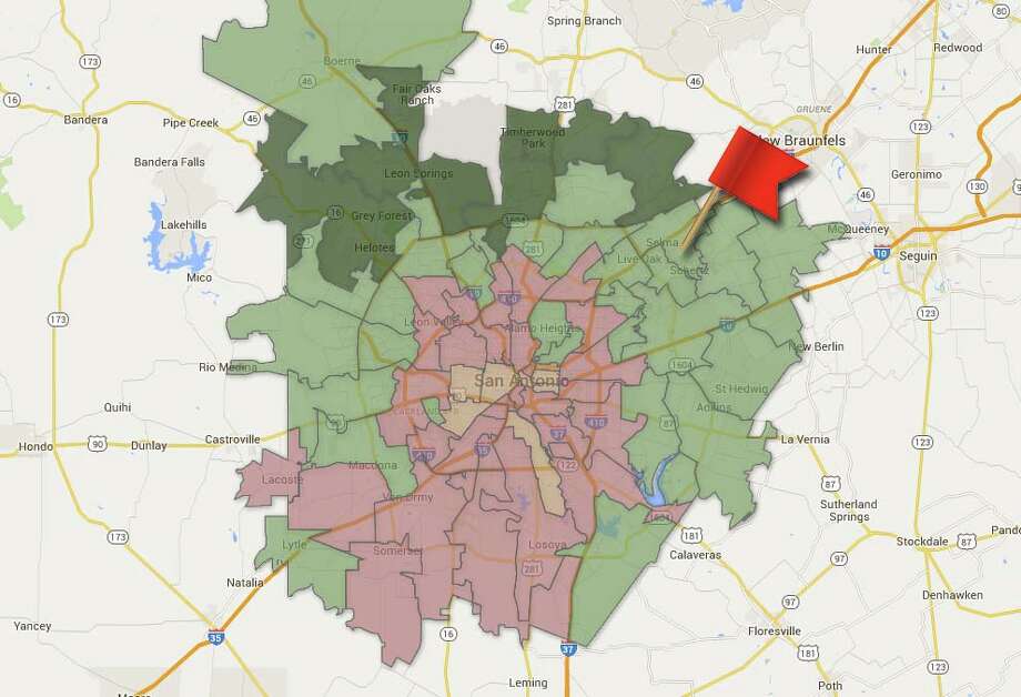 Map: Median household income in Bexar County by ZIP code - San Antonio Express-News