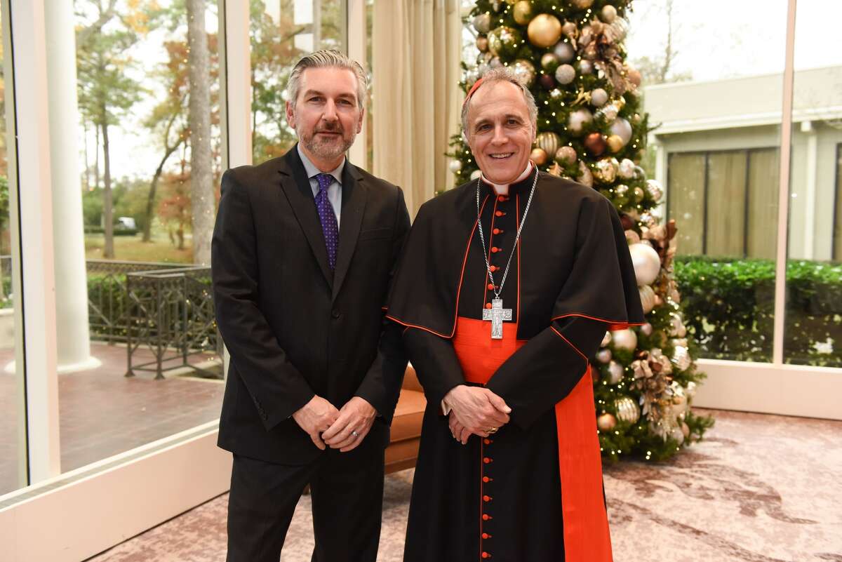 Dennis Phillips and Cardinal Daniel DiNardo