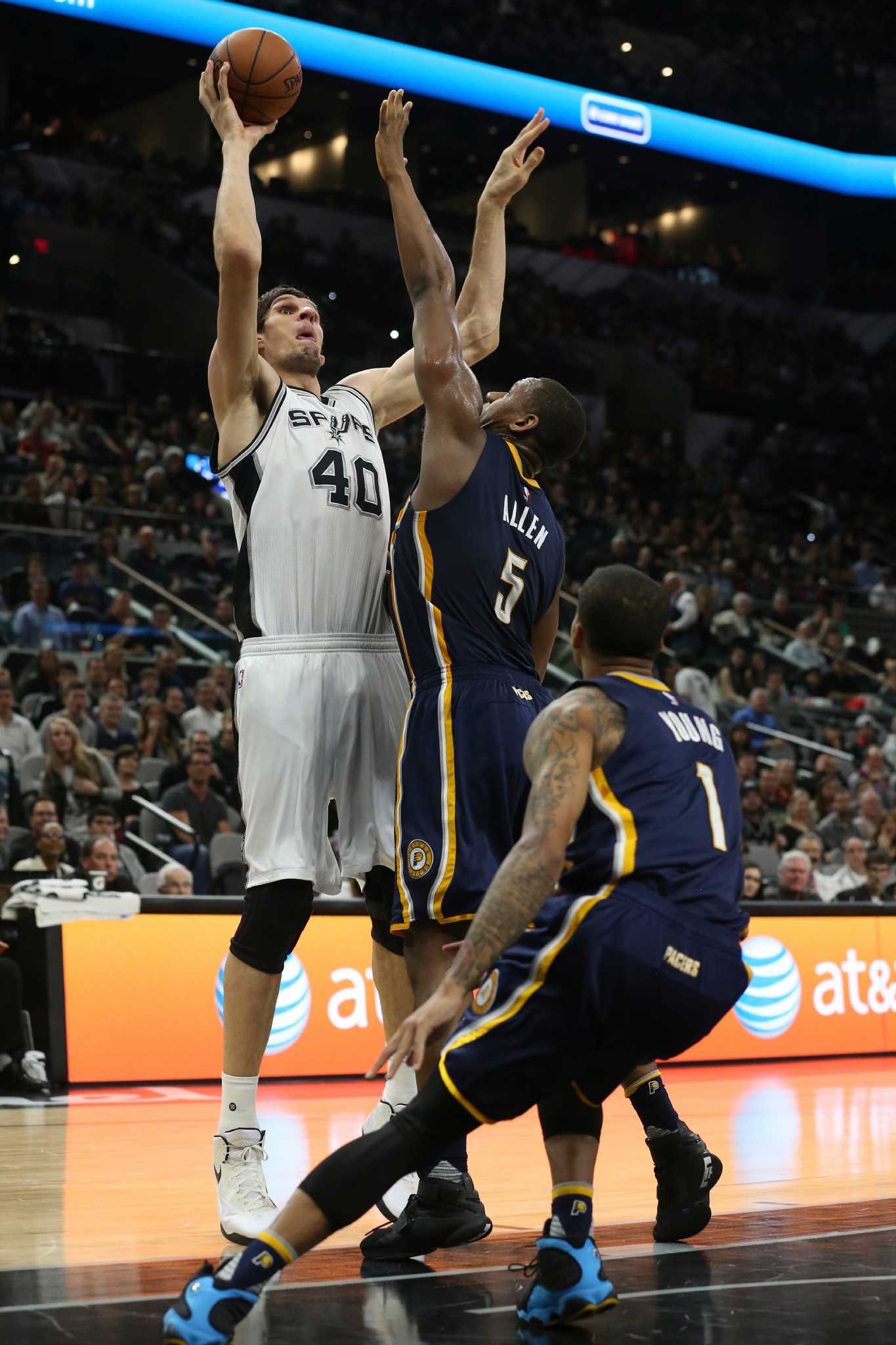 Boban Marjanovic. He ain't pretty but Huge Hands and a Huge Body.