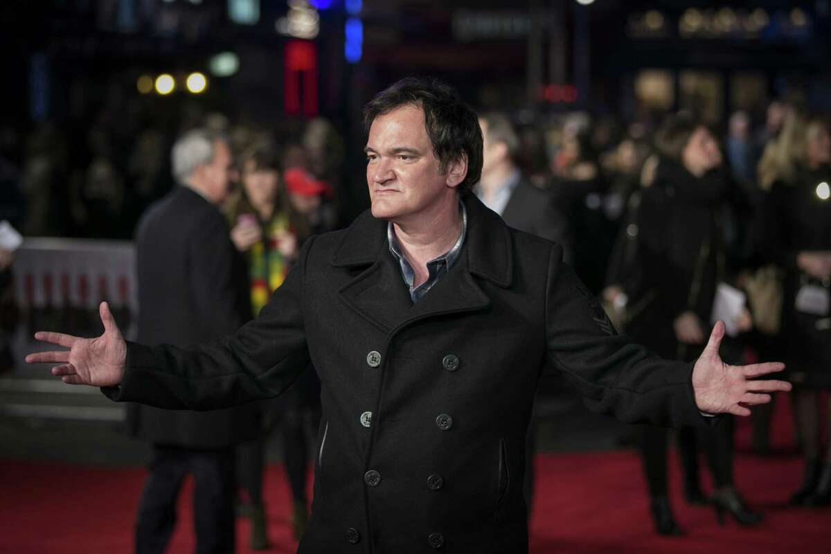 Quentin Tarantino attends the European premiere of "The Hateful Eight."