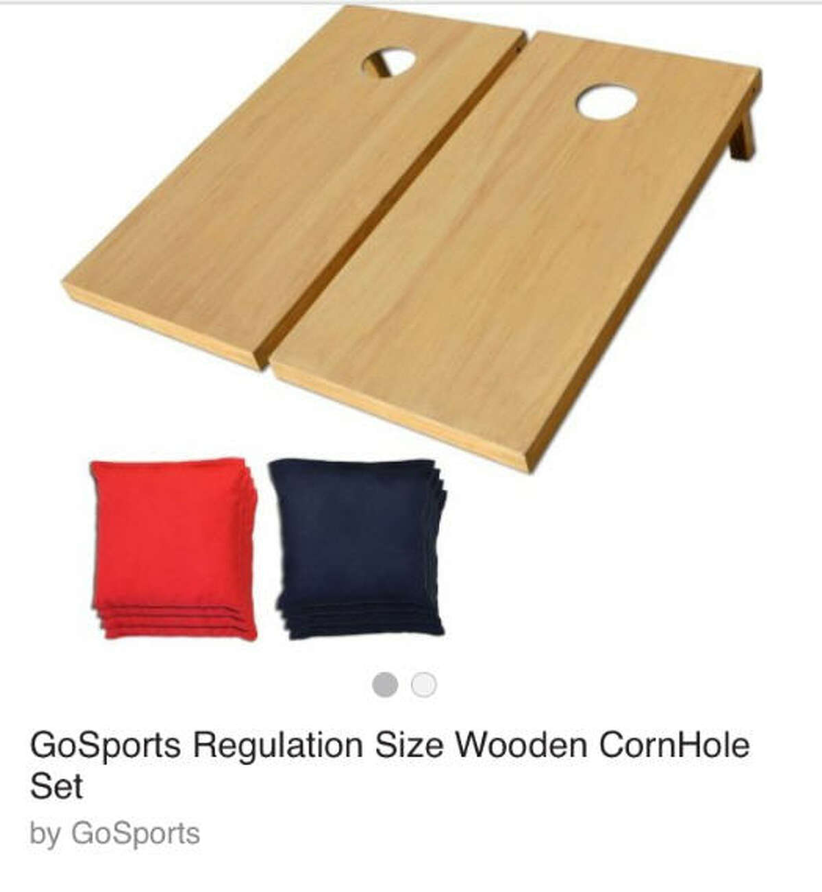 GoSports Regulation Size Wooden CornHole Set $139.99 Find it here.