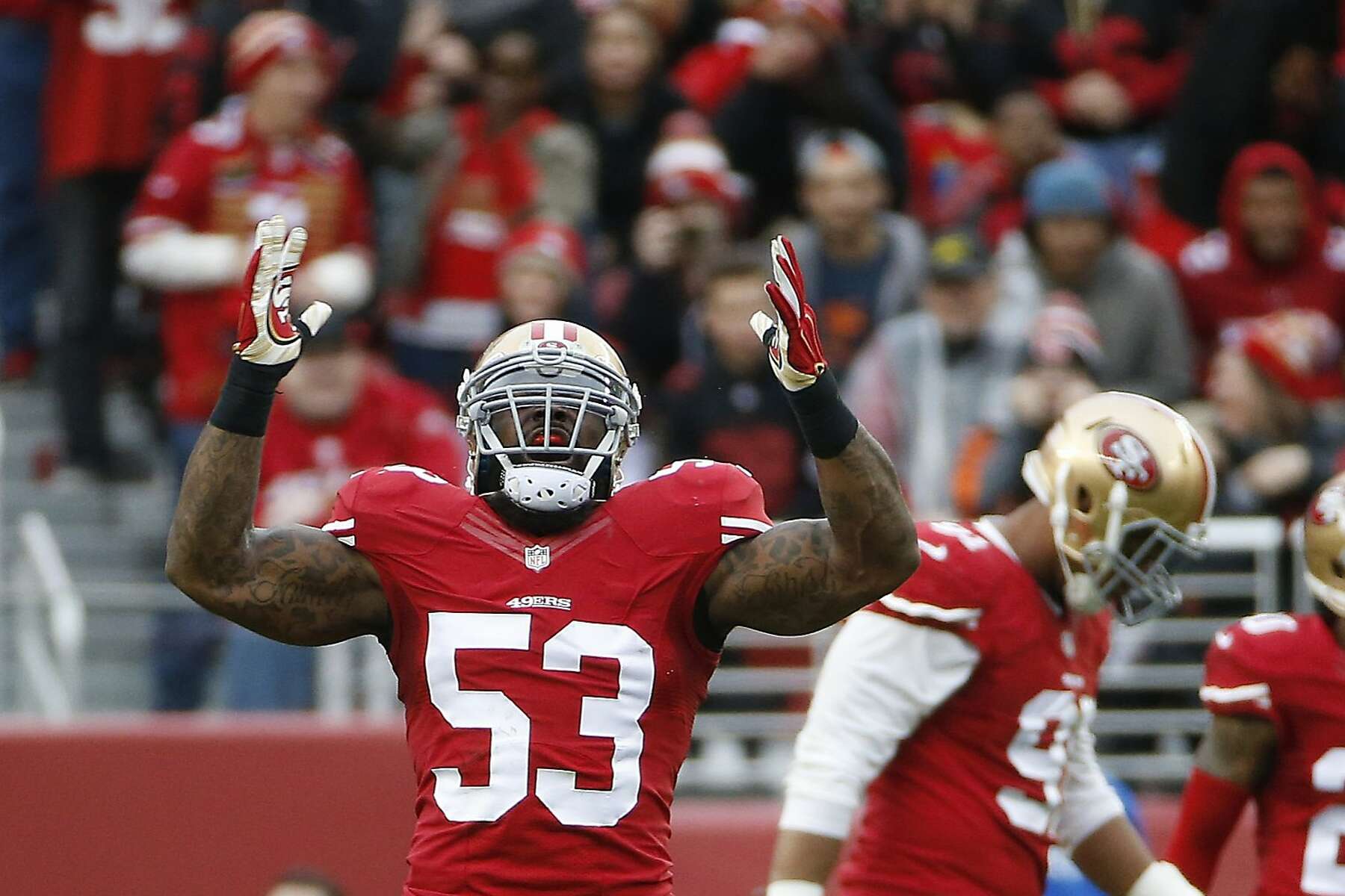 December 20, 2015: San Francisco 49ers inside linebacker NaVorro