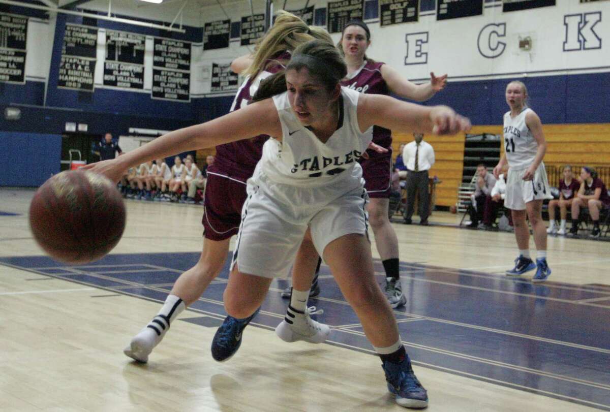 Bethel defeated Staples 40-30 in a girls basketball game in Westport, Conn. on Dec. 18, 2015.