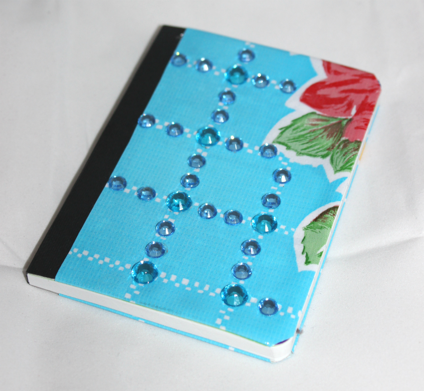 Liven up your plain-Jane notebook with Mexican oil cloth