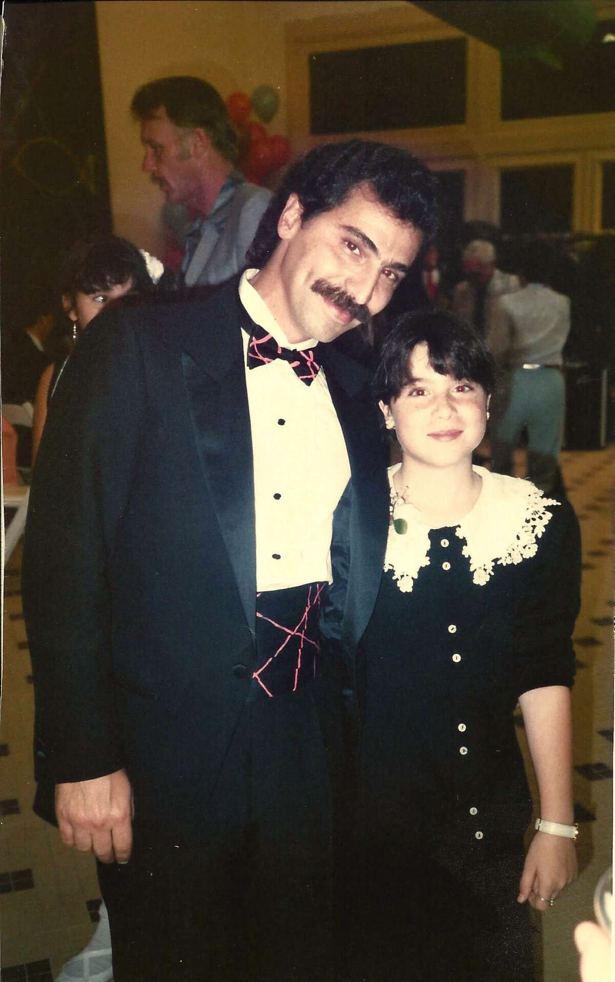 Nash D'Amico with his daughter, Brina D'Amico, as a child