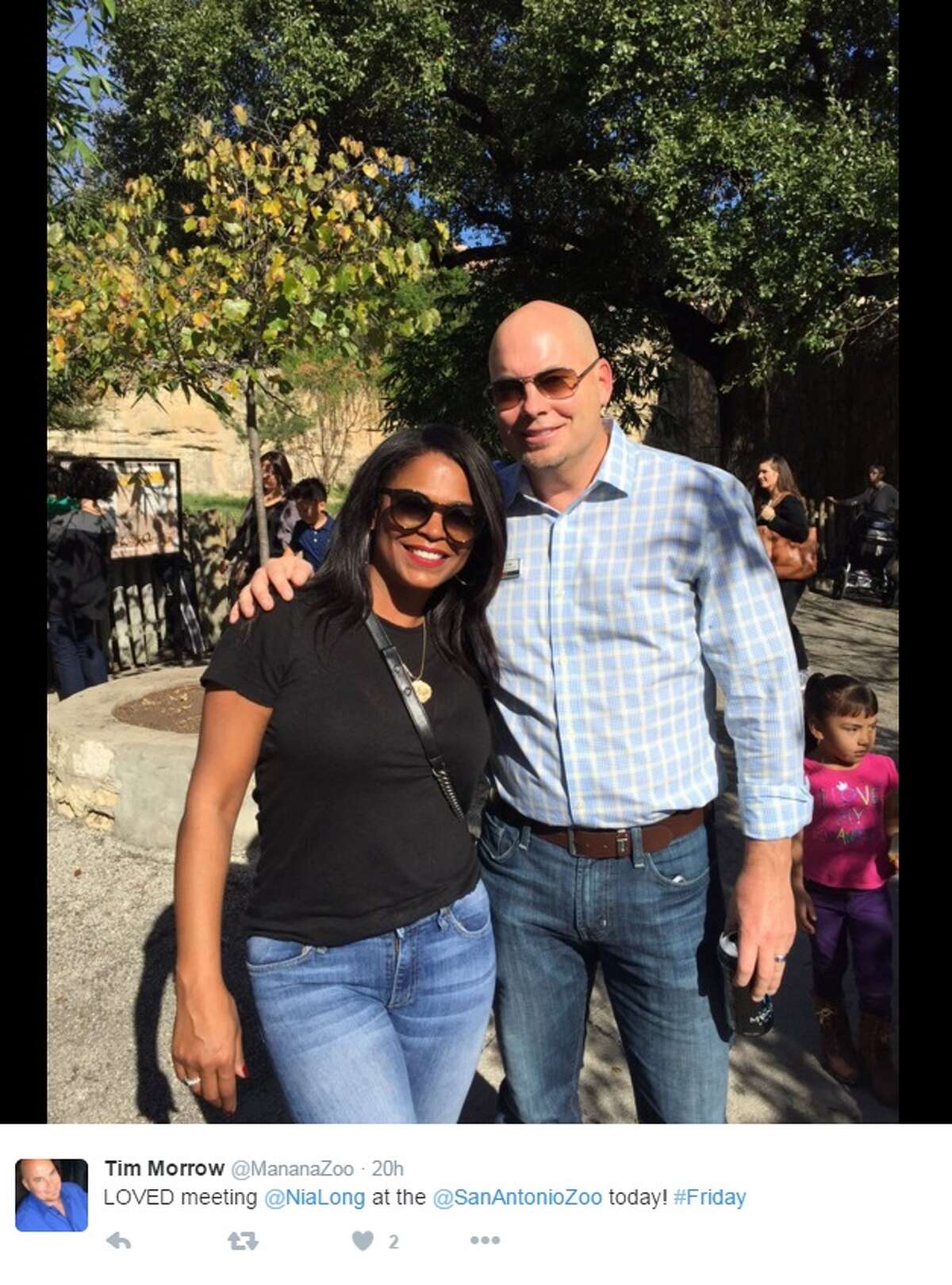 In most places, zoo outings take a backseat during winter months but as Spurs Assistant Coach Ime Udoka's celebrity wife, Nia Long, found out – that's not the case in San Antonio.