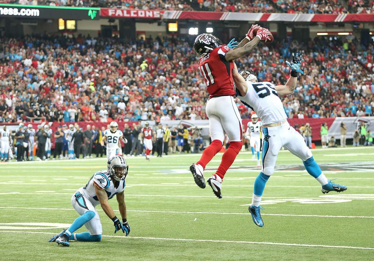 Falcons foil Panthers' bid for perfect season