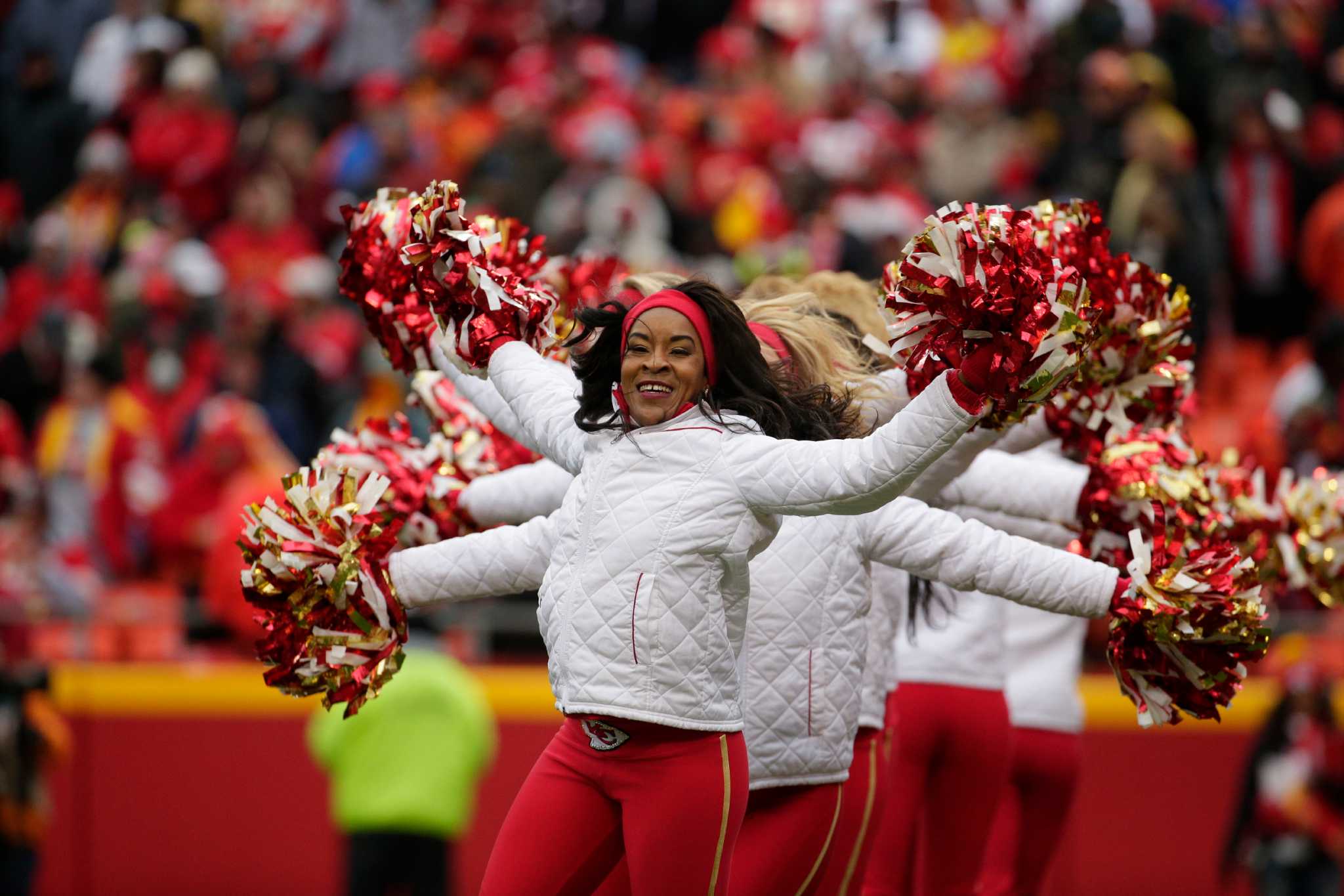 kc chiefs cheerleader outfit