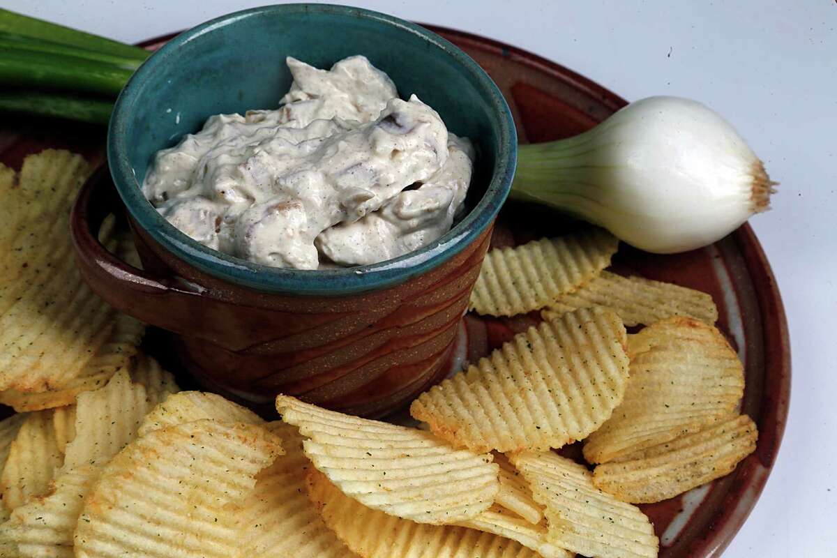 Onion dip made with with caramelized onions Thursday, Dec. 24, 2015, in Houston. ( James Nielsen / Houston Chronicle )