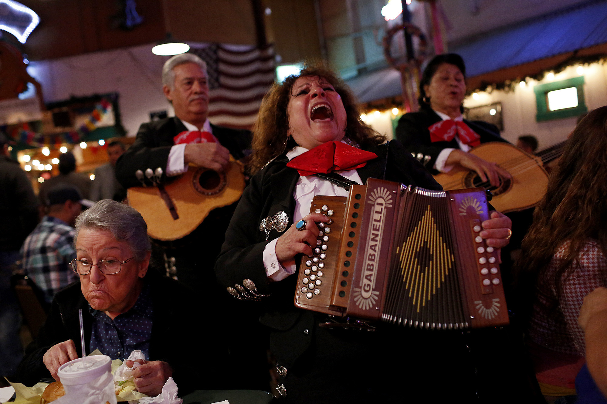 Hardluck queen of the conjunto accordion sings for her supper