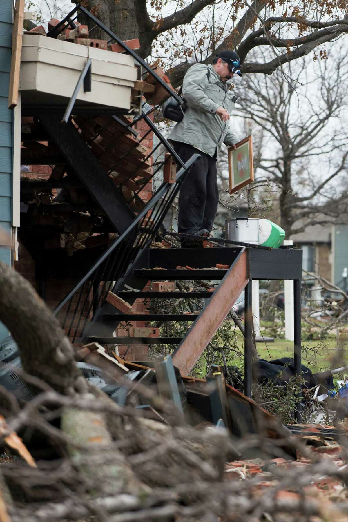 Victims See Twisters Damage