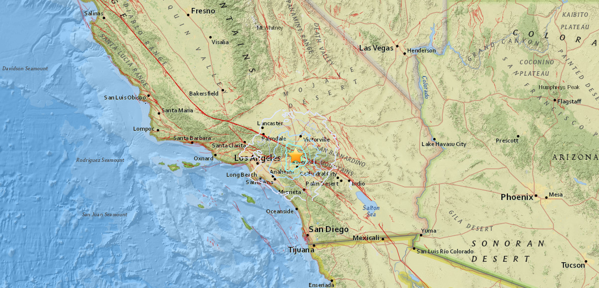 Two earthquakes strike Northern and Southern California, with aftershock