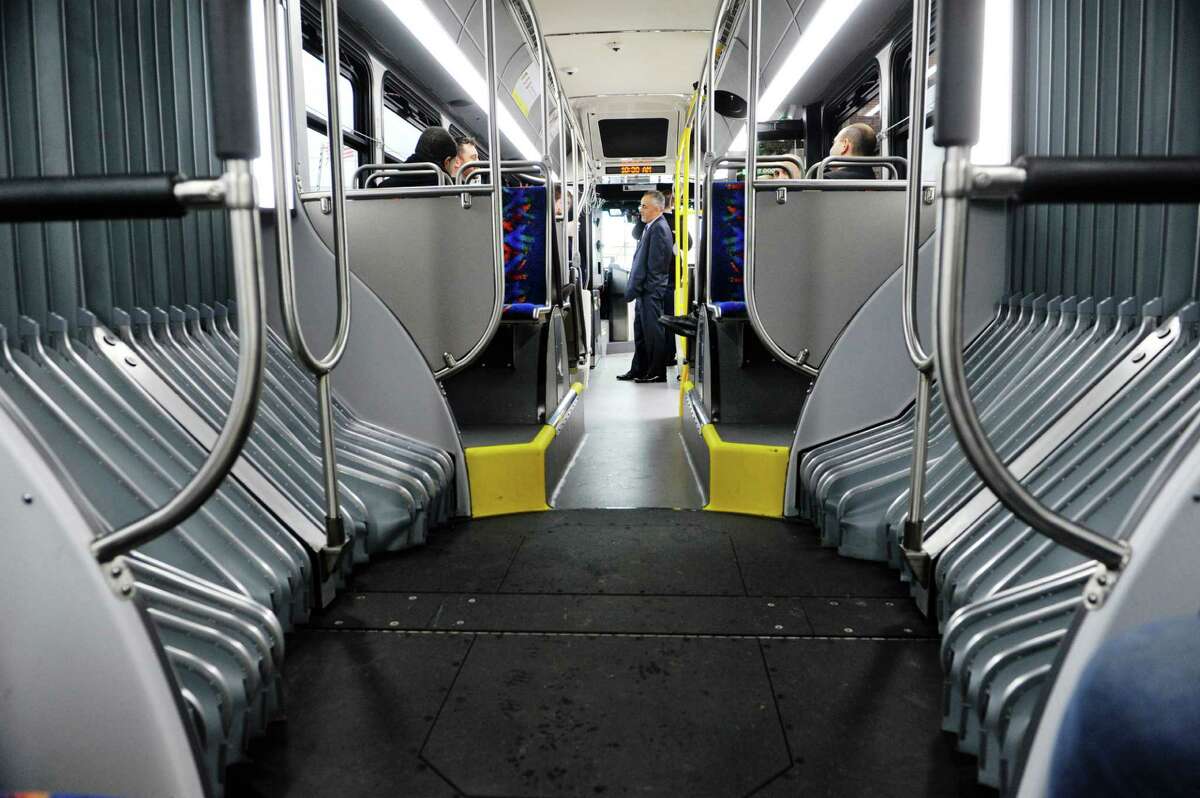 CDTA shows off new articulated buses