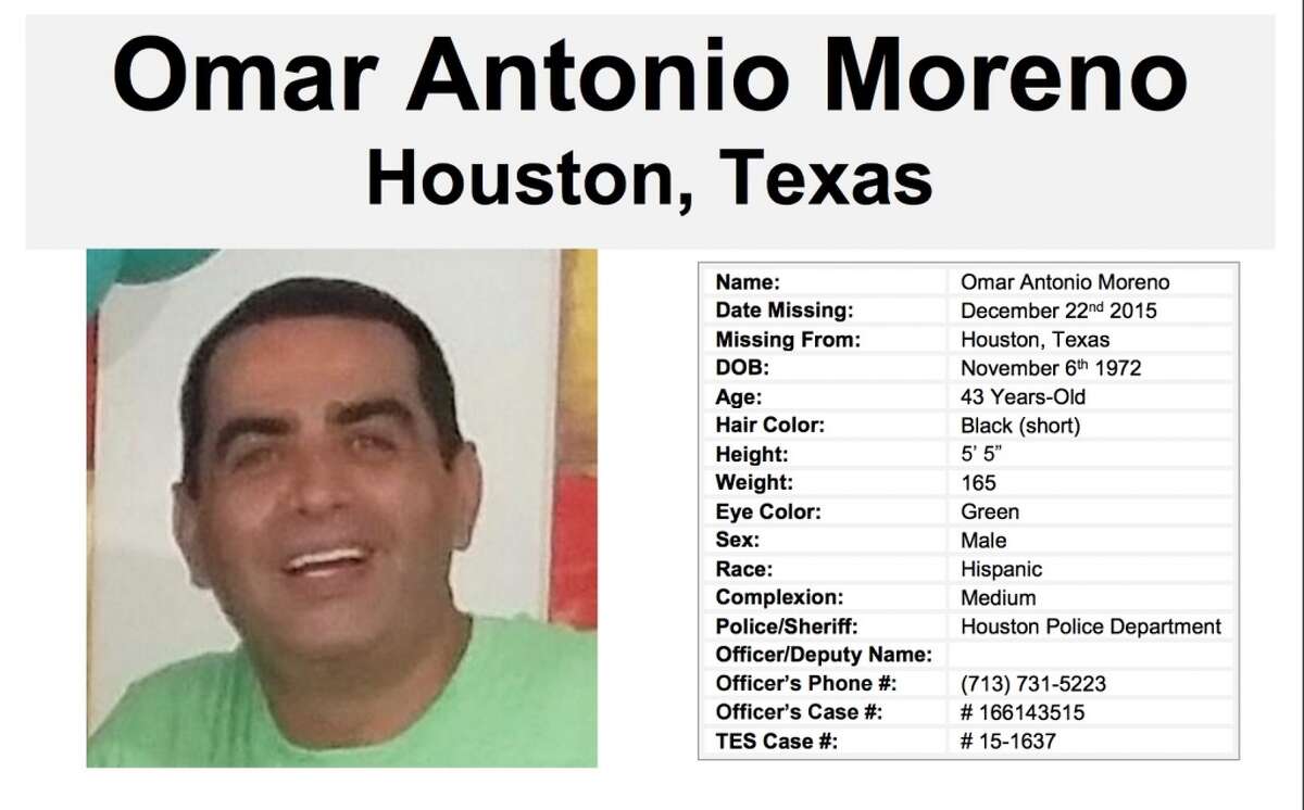 Omar Antonio Moreno Missing since: Dec. 22 From Texasequusearch.org
