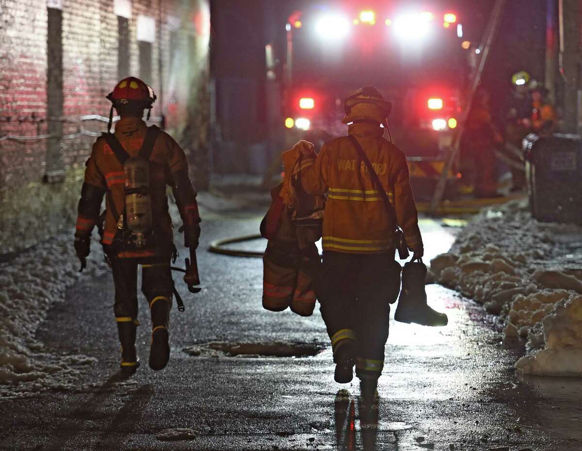 Waterford building razed after early morning fire