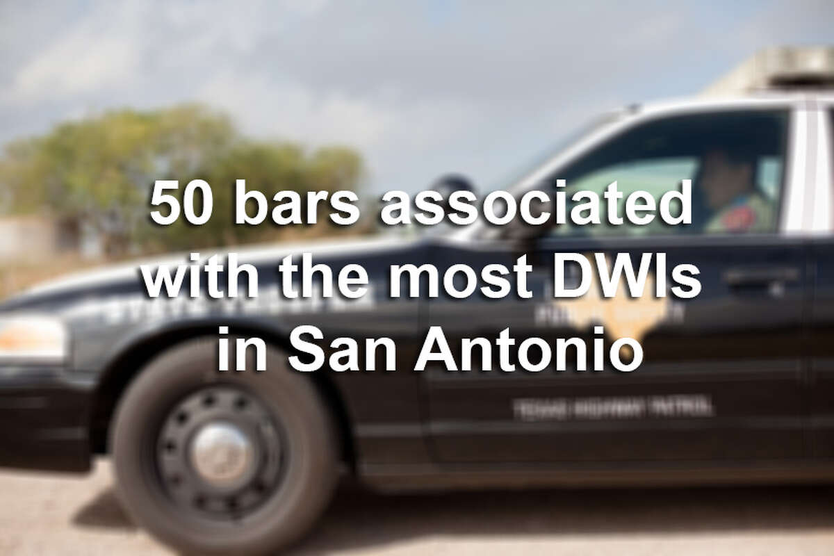 Scroll through the slideshow to see which bars in the San Antonio area are associated with the most drunken driving arrests.