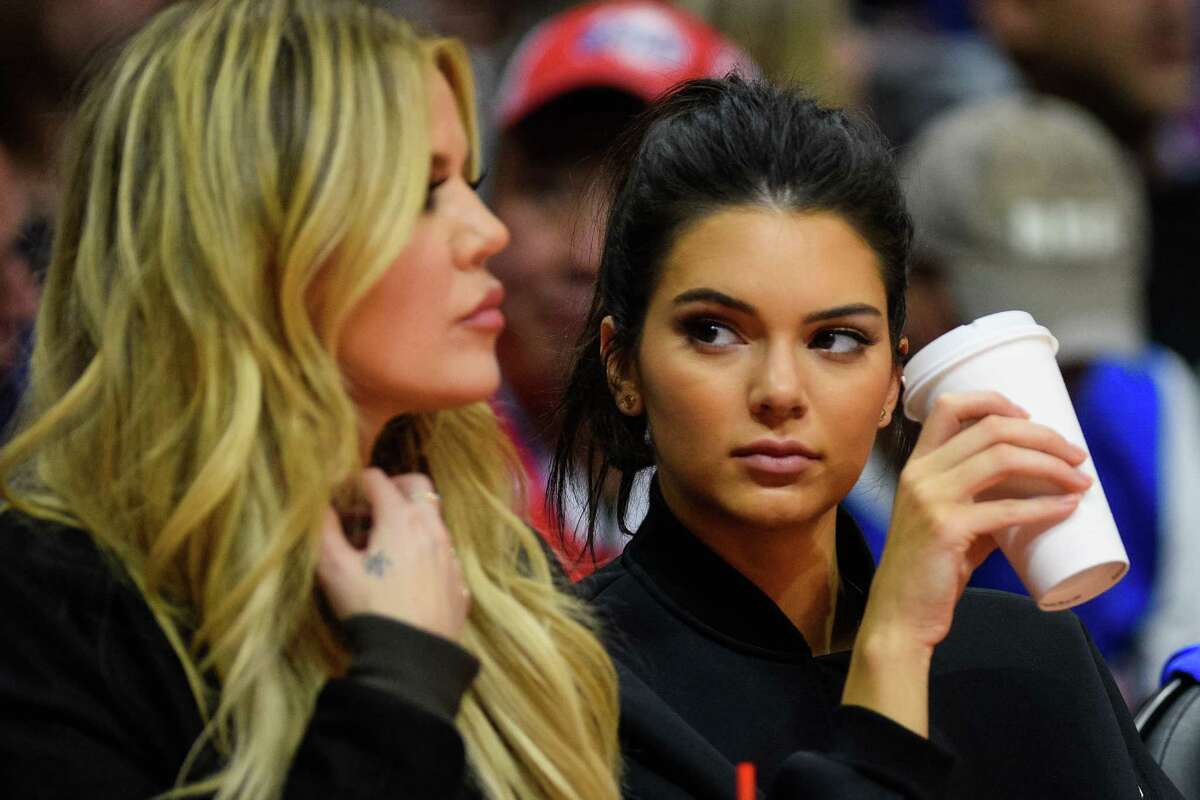 Kendall Jenner attends a basketball game between the Houston Rockets  News Photo - Getty Images