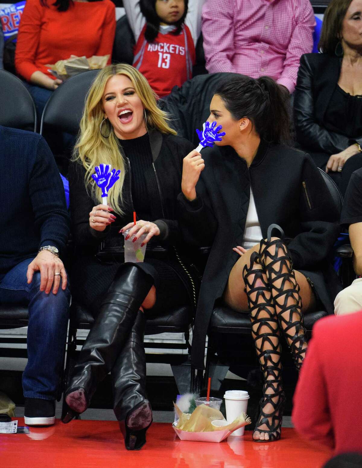 Khloe Kardashian at Houston Rockets Game