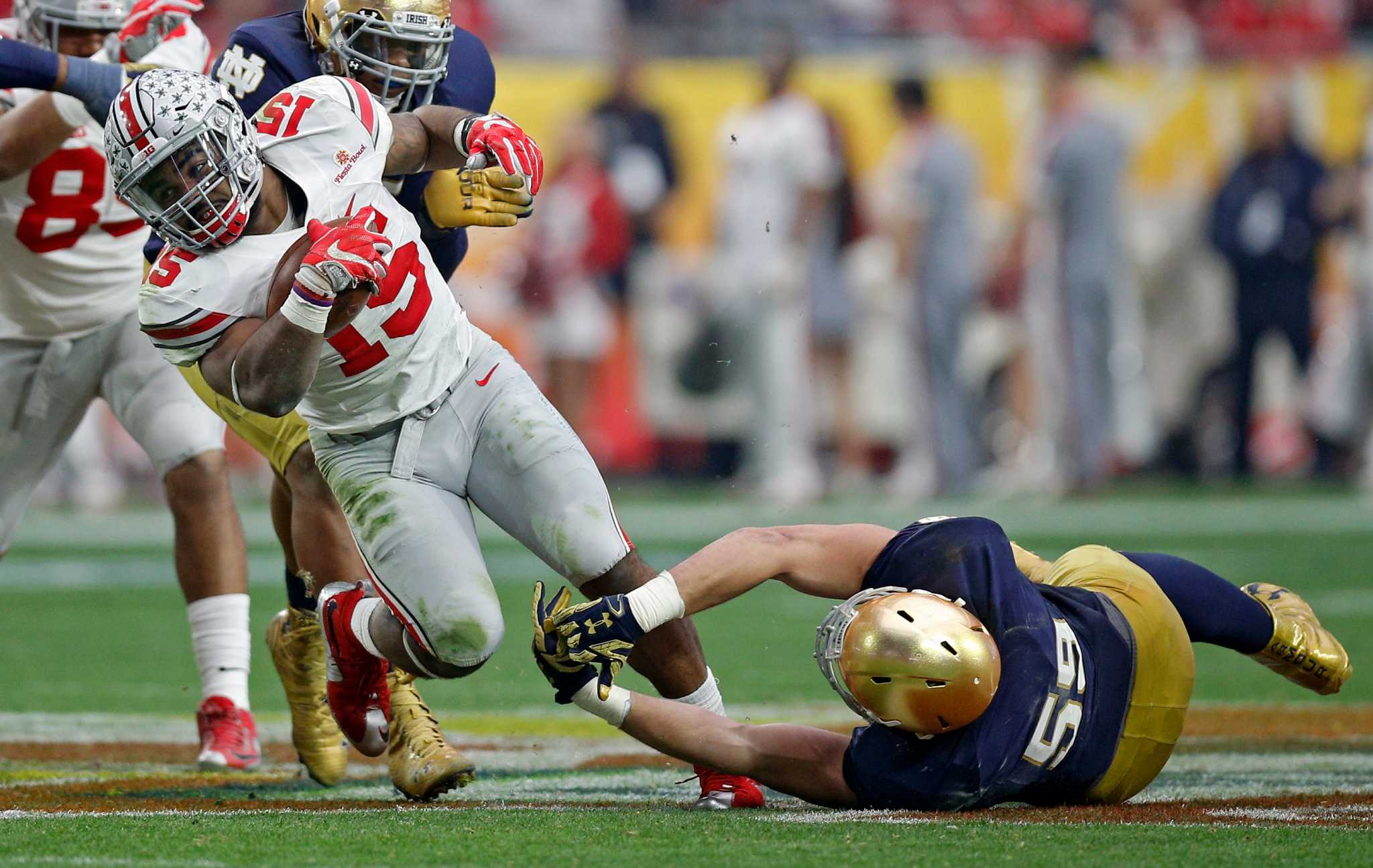 Ohio State star Bosa ejected from Fiesta Bowl for targeting