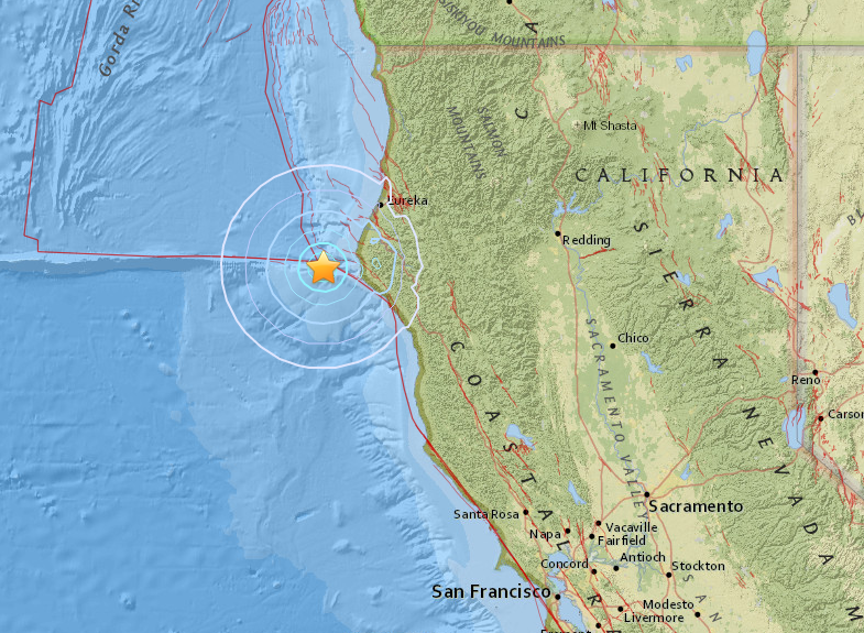 Magnitude4.5 earthquake strikes off California coast SFGate
