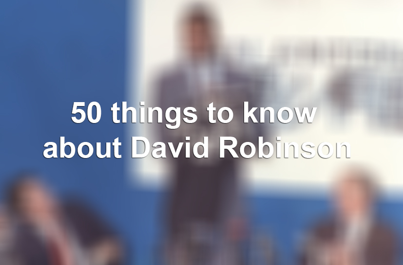 50 things to know about 'The Admiral,' David Robinson