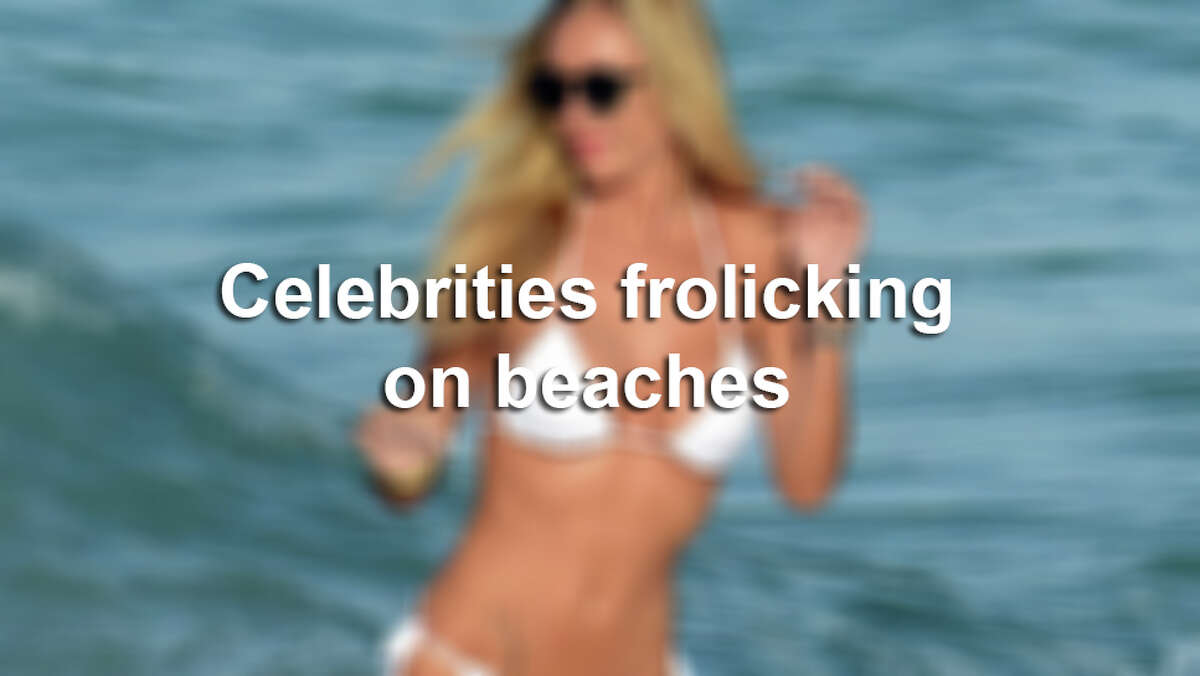 Celebrities spotted on beaches.
