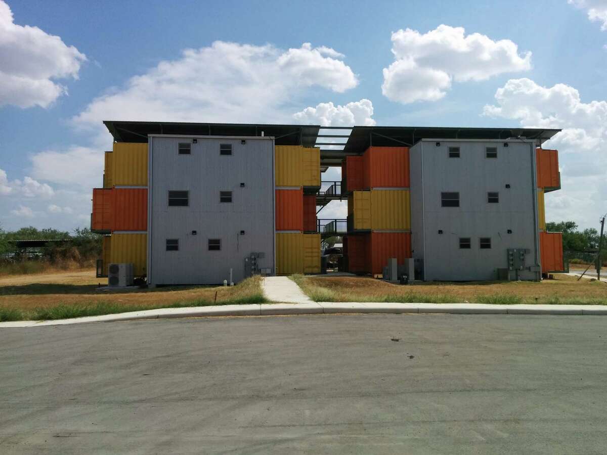 David Monnich's container home apartment complex.