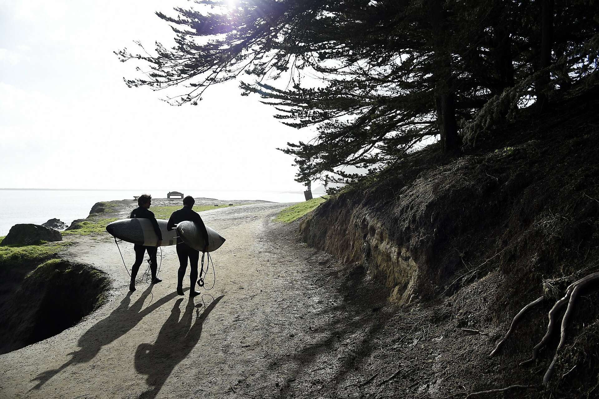 Monster 50-foot waves hit Northern California, professional surfers ...