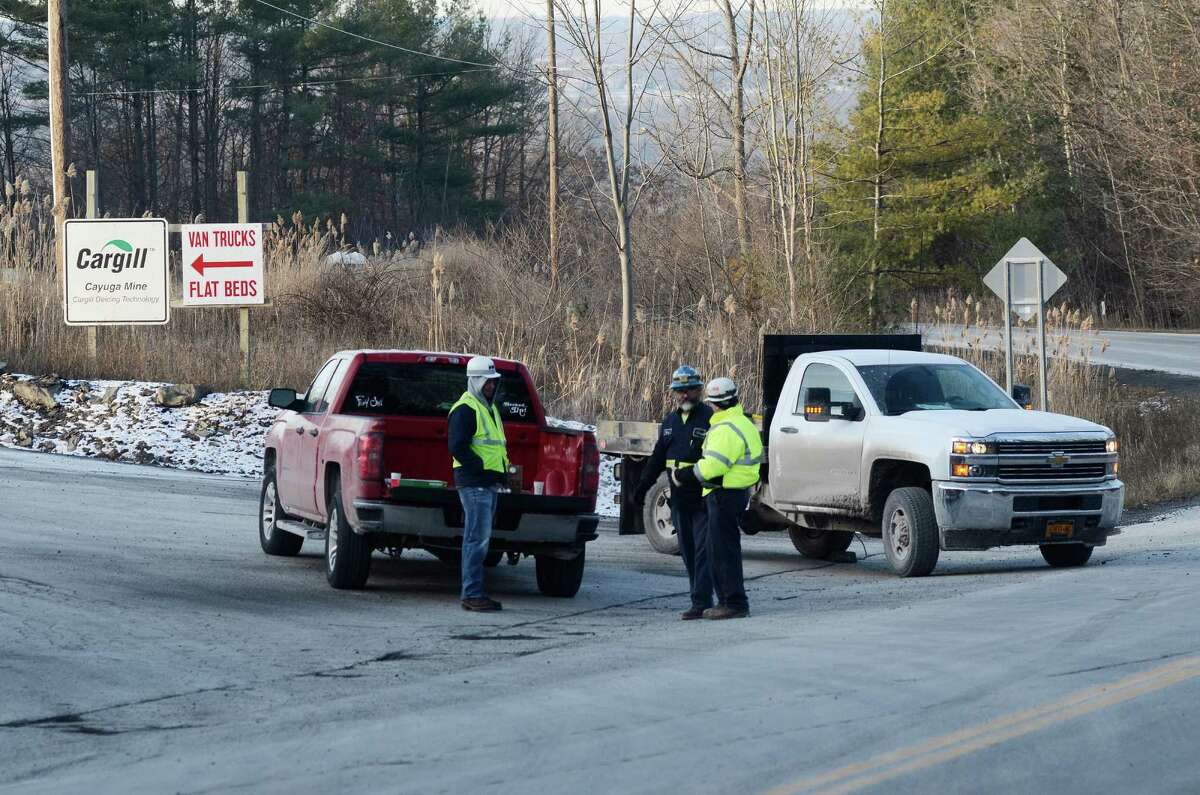 17 New York salt miners are rescued after frigid night trapped on elevator