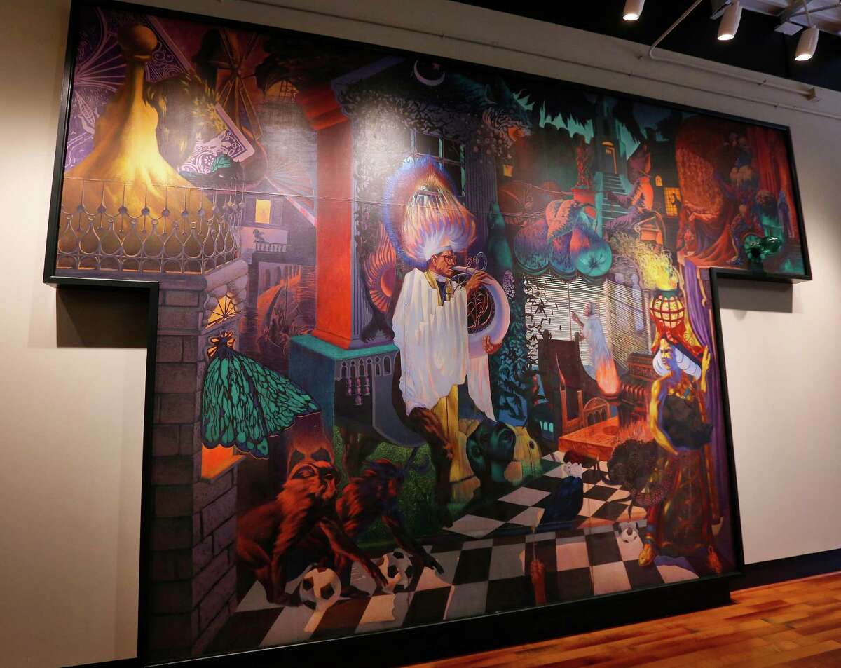 Fantastic journey The story of Bert Samples' monumental mural