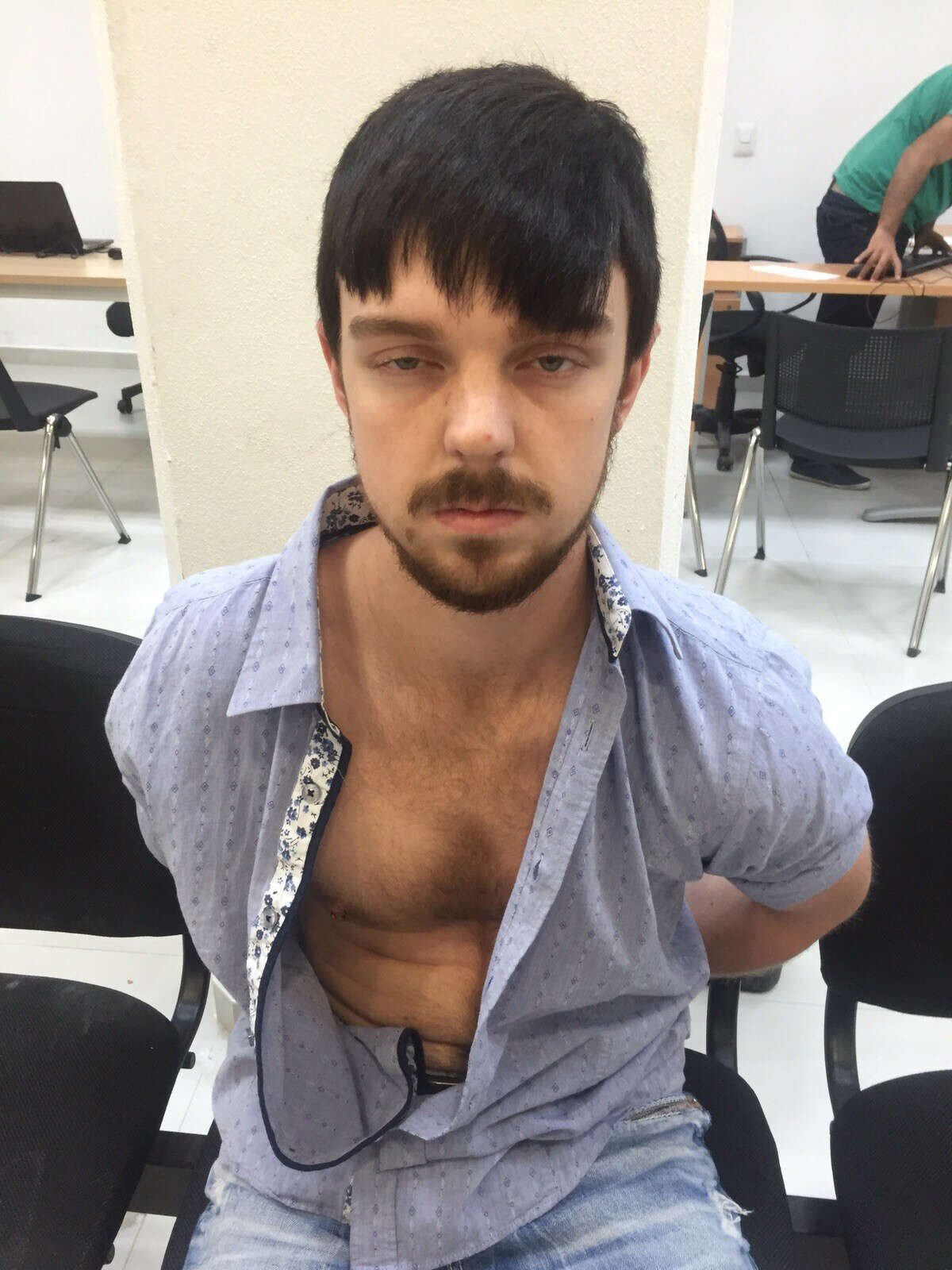 Ethan Couch is seen on Dec. 28, 2015, after he was taken into custody in Puerto Vallarta, Mexico. The Mexican lawyer for the Texas teenager known for using an "affluenza" defense in a fatal drunken-driving accident said Monday, Jan. 4, 2016 that his appeal against deportation could delay his client's return to the United States for weeks, perhaps months.