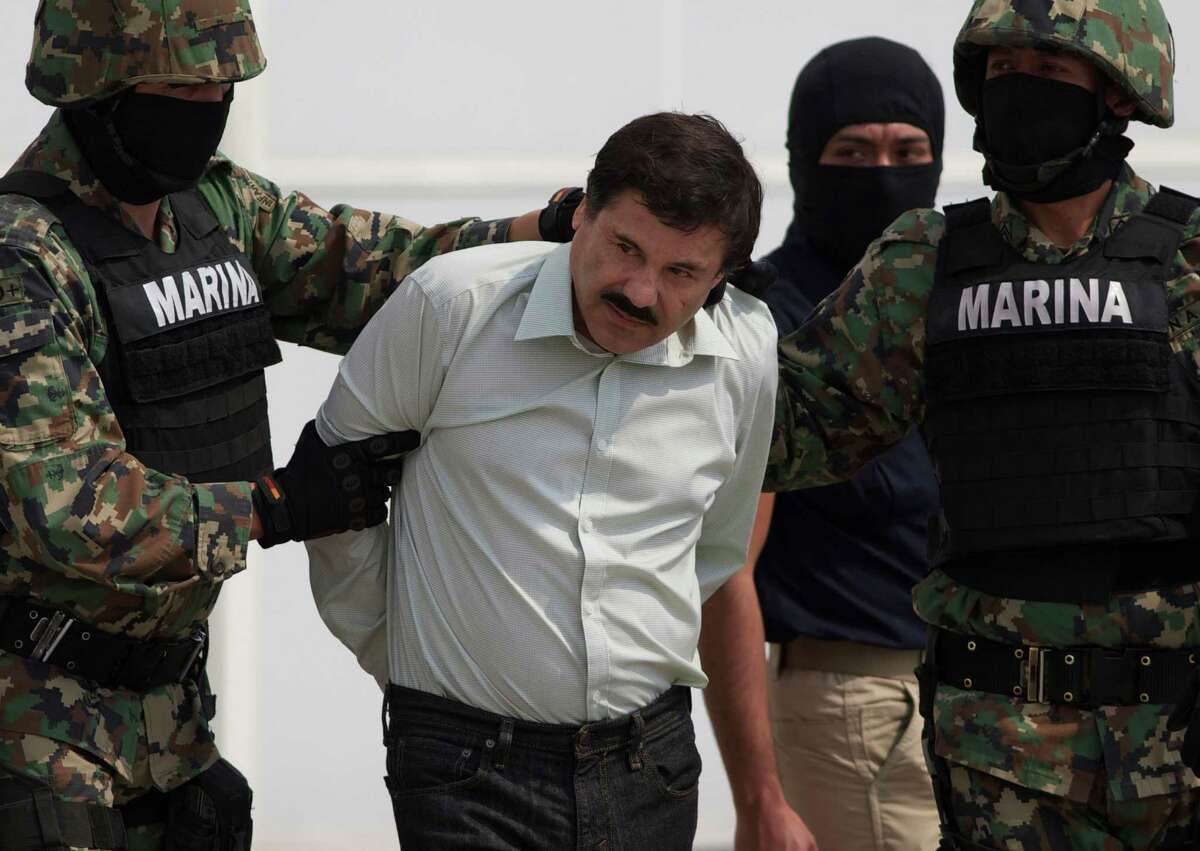 Joaquin "El Chapo" Guzman  The alleged drug lord and leader of the Sinaloa Cartel has made headlines for his arrest, escape from prison and re-arrest. 
