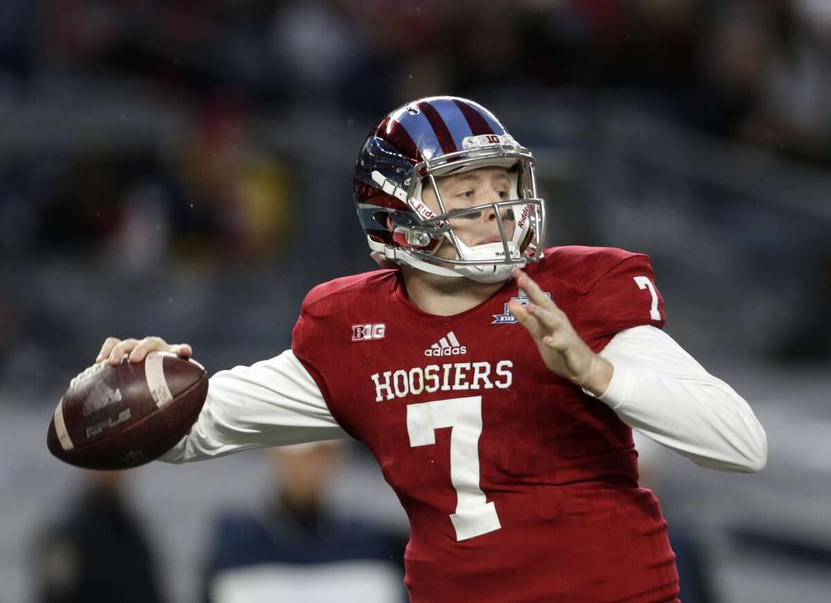 Nate Sudfeld, Indiana 6-6, 240 Projected round: 5th-6th Sudfeld has a good arm and a good delivery, but he needs to improve his decision-making and accuracy.