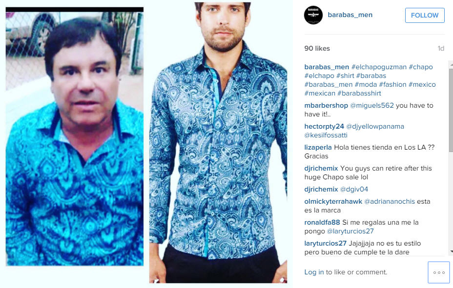 el chapo button up shirt