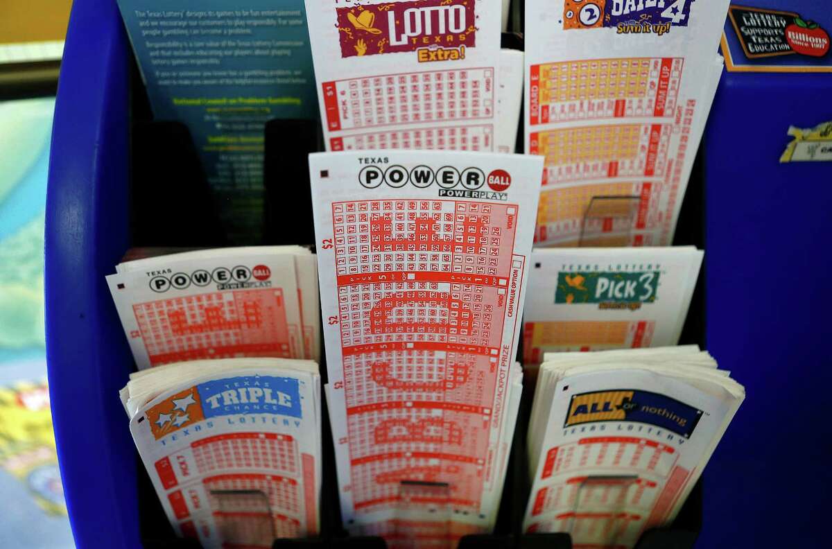 Powerball tickets are shown at the Bonjour Food Store on Yale Street in Houston. Keep clicking for local lottery ticket hotspots.