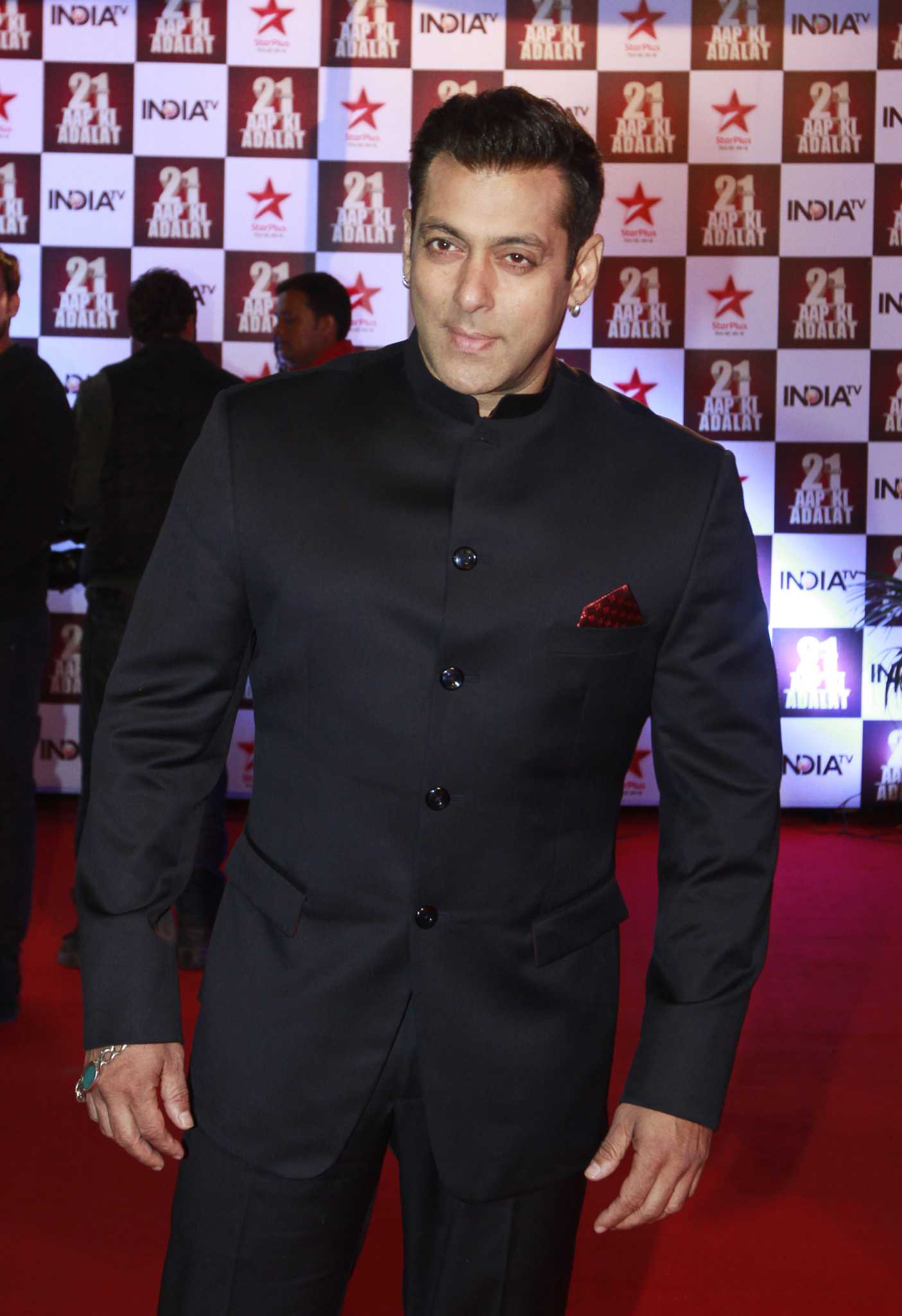 salman khan in three piece suit