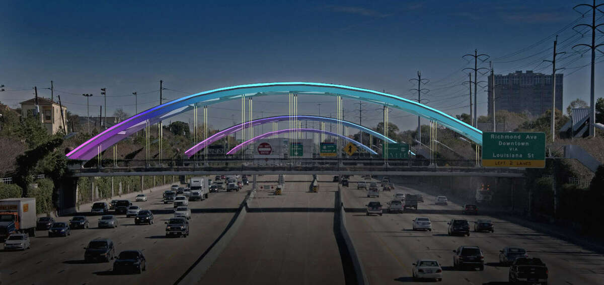 New LED lighting is planned along seven bridges spanning U.S. 59 in the Montrose area. The color-changing lights will replace broken lighting on the bridges that was popular with drivers and nearby residents.