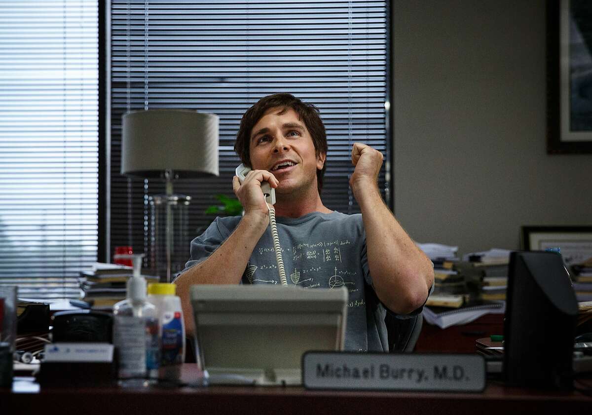 In this image released by Paramount Pictures, Christian Bale appears in a scene from "The Big Short." The movie opens in U.S. theaters on Dec. 23, 2015. (Jaap Buitendijk/Paramount Pictures via AP)