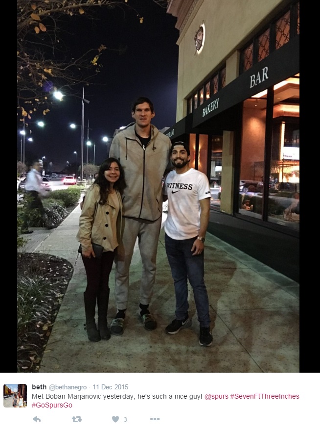 Meet the woman who calls San Antonio Spurs' Boban Marjanovic her husband