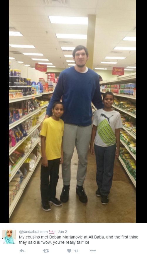 Boban Marjanovic's hands are so big they will envelop your soul